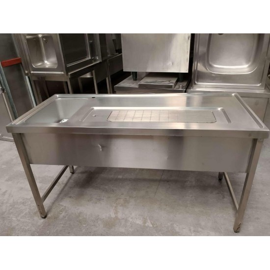 Μεταχειρισμένη Λάντζα με Στεγνωτήριο για ποτήρια 160Χ70Χ86