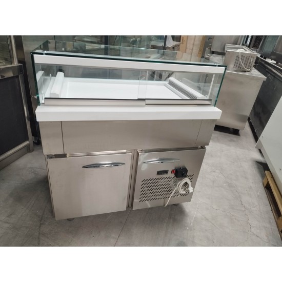 Μεταχειρισμένη ψυχόμενη βιτρίνα 1Χ70Χ110