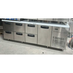 Μεταχειρισμένο Ψυγείο Πάγκος Inomak 6 Συρτάρια 1 Πόρτα 224Χ70Χ86