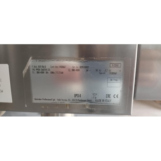 Μεταχειρισμένος Φούρνος Ηλεκτρικός Ιταλικός Electrolux FCE061 6 Θέσεων GN1/1 86x75x63