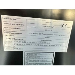 Σόμπα Εξωτερικού Χώρου Επιδαπέδια με Υψος 227cm PS08-A