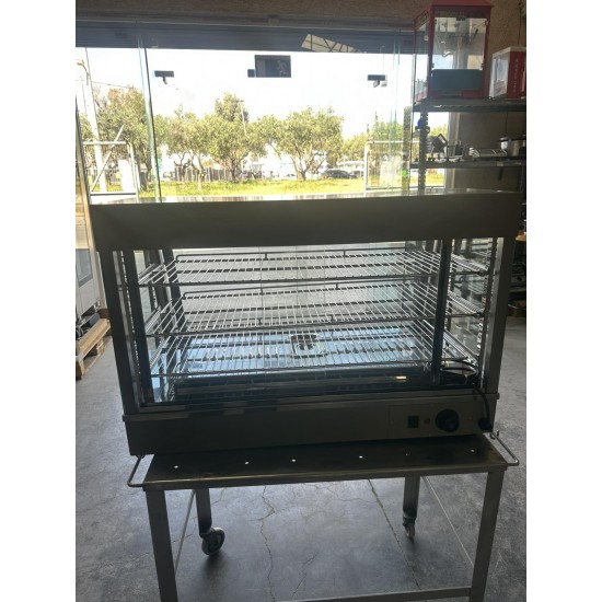 Mεταχειρισμένη θερμαινόμενη βιτρίνα επιτραπέζια 90Χ48Χ59 