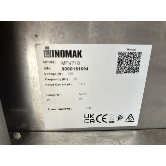 Μεταχειρισμένο επιδαπ΄έδιο  μπαιν μαρί INOMAK 179X70X132