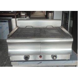 Μεταχειρισμένο Γκριλ Αερίου Διπλό Επιτραπέζιο με Συρτάρι Νερού Visvardis Catrine KYM 75Χ70Χ32