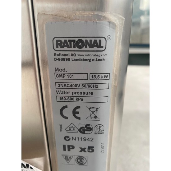 Μεταχειρισμένος φούρνος ηλεκτρικός 10 θέσεων 1/1 GN Rational CMP 101 E