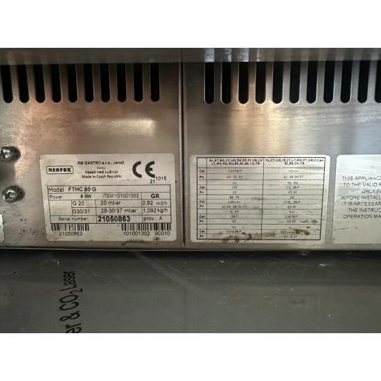 Μεταχειρισμενο Πλατό Διπλό Λείο Redfox FTHC 60 G Χρωμίου 66Χ59Χ28