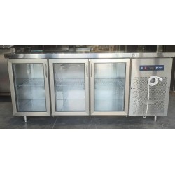 Μεταχειρισμένο Ψυγείο Πάγκος Βάμβας PGG185 185Χ70Χ86 με Γυάλινες Πόρτες