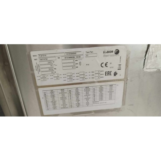 Μεταχειρισμένη Φριτέζα  Αερίου Fagor F-G7215 80X73X85