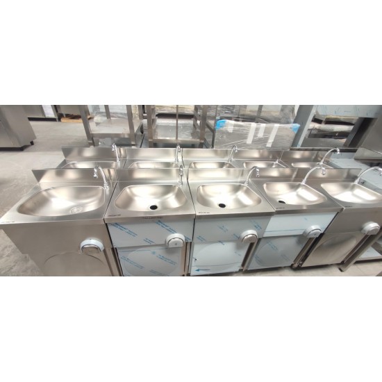 Εκθεσιακά Ανοξείδωτα Λαντζάκια Επιδαπέδια HACCP LP50 CF Ιταλικά με Γονατοβαλβίδα 50Χ40Χ85