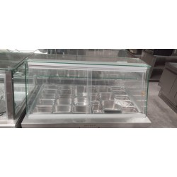 Μεταχειρισμένο Ψυγείο Βιτρινα Σαλατών ΙΝΟΜΑΚ 108Χ70Χ130 με Ψυκτικό Μηχάνημα στο κατω μερος
