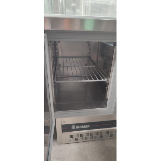 Μεταχειρισμένο Ψυγείο Βιτρινα Σαλατών ΙΝΟΜΑΚ 108Χ70Χ130 με Ψυκτικό Μηχάνημα στο κατω μερος