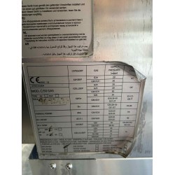 Μεταχειρισμένος Φούρνος Πίτσας Αερίου με Αλυσίδα OTTIMADE C/50 GAS 170Χ117Χ105