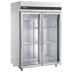Ψυγείο θάλαμος κατάψυξη mod: Prunus-Cfs2144/Glass 144x90x210 R404A Inomak