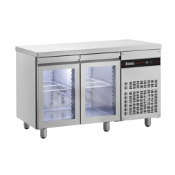 Ψυγείο πάγκος mod: Prunus- Pmr99/Glass 134Χ60Χ87 Inomak
