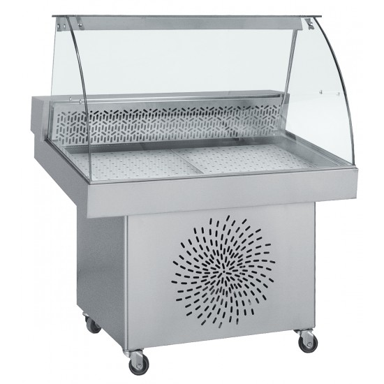 ΒΙΤΡΙΝΑ ΨΥΧΩΜΕΝΗ  FO 150  150x85x125  ΒΑΜΒΑΣ