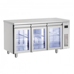 Ψυγείο Πάγκος mod: Ramnus - Pnr999/Glass/RU 154x70x85 Inomak