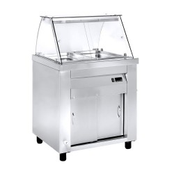 ΜΠΑΙΝ ΜΑΡΙ MMED75G  75x70x129  NIKI INOX