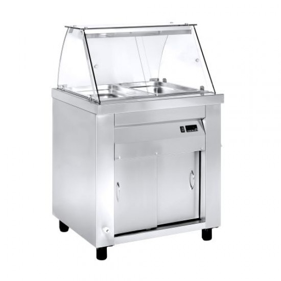 ΜΠΑΙΝ ΜΑΡΙ MMED75G  75x70x129  NIKI INOX