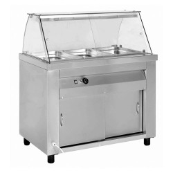 ΜΠΑΙΝ ΜΑΡΙ MMED107G  107Xx70x129  NIKI INOX