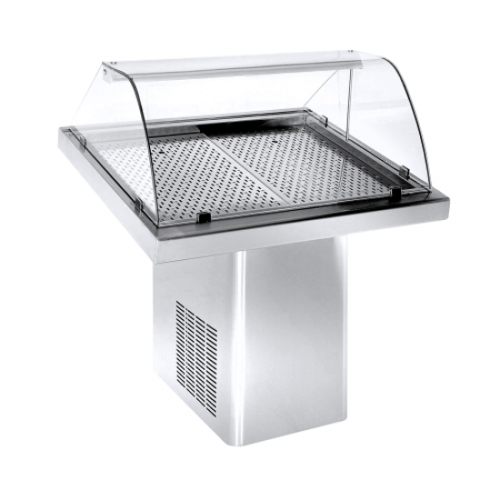 ΒΙΤΡΙΝΑ ΨΑΡΙΩΝ PSKO100M   100x90x120  NIKI INOX