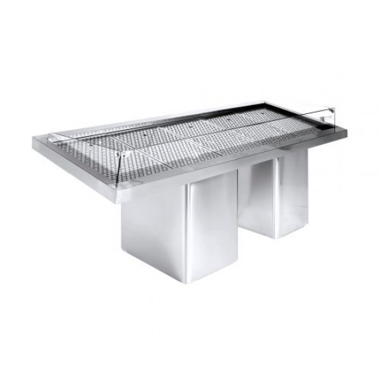 ΒΙΤΡΙΝΑ ΨΑΡΙΩΝ PSKO232A  232x90x92  NIKI INOX