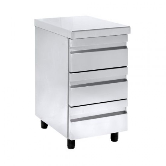 ΣΥΡΤΑΡΙΕΡΑ 3ΠΛΗ ERSR03  45x70x88  NIKI INOX