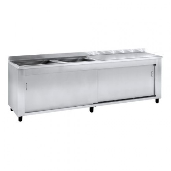 ΛΑΝΤΖΑ ΚΛΕΙΣΤΗ  LK2G185  185x70x88  NIKI INOX