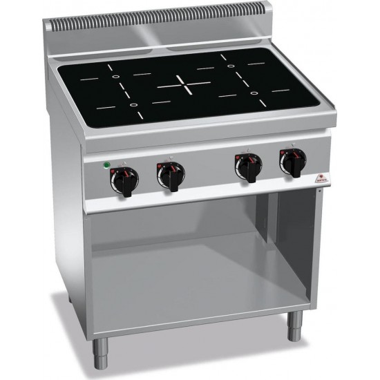 ΚΟΥΖΙΝΑ ΗΛΕΚΤΡΙΚΗ  E7 P4 M/VTR 80x70x90  12,8 Kw BERTO  S