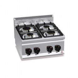 ΚΟΥΖΙΝΑ ΑΕΡΙΟΥ  G6F4 B 60x60x29  12,4 Kw BERTO  S