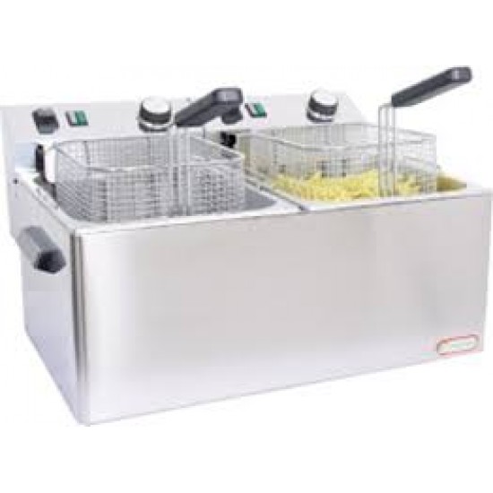 ΦΡΙΤΕΖΑ ΗΛΕΚΤΡΙΚΗ  FE 77-CF 54x42x32  2x3,4 Kw BERTO  S