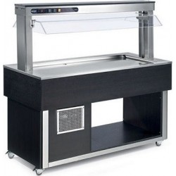 ΕΚΘΕΤΗΡΙΟ ΣΑΛΑΤΩΝ  TR-LIME4  150x65x149  247W AFINOX