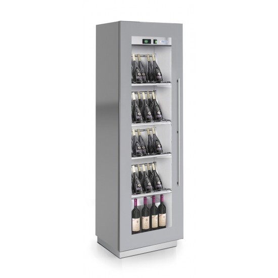 ΨΥΓΕΙΟ ΒΙΤΡΙΝΑ ΚΡΑΣΙΩΝ  AROMA 610 R  61x52x194  247W AFINOX