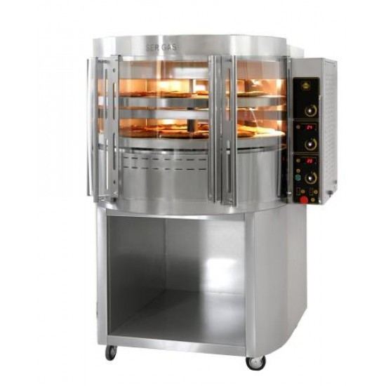 ΦΟΥΡΝΟΣ ΠΙΤΣΑΣ ΑΕΡΙΟΥ RP2 128x109x165(ΜΕ ΒΑΣΗ) SER GAS