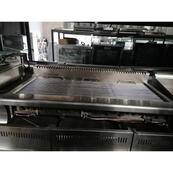 Μεταχειρισμένο Γκριλ Αερίου Τριπλό με Συρτάρι νερού 109X60X50 Visvardis