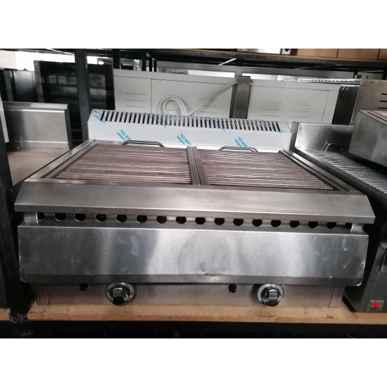 Μεταχειρισμένο Γκριλ Αερίου Διπλό με Συρτάρι νερού Βρεττός 82Χ70Χ44