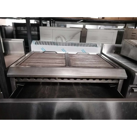 Μεταχειρισμένο Γκριλ Αερίου Διπλό με Συρτάρι νερού Βρεττός 82Χ70Χ44