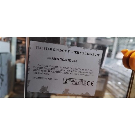 Μεταχειρισμένος Αποχυμωτής ITALSTAR 22E 45Χ36Χ77