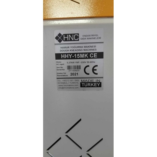 Μεταχειρισμένο Ζυμωτήριο HNC HHY-15MK CE