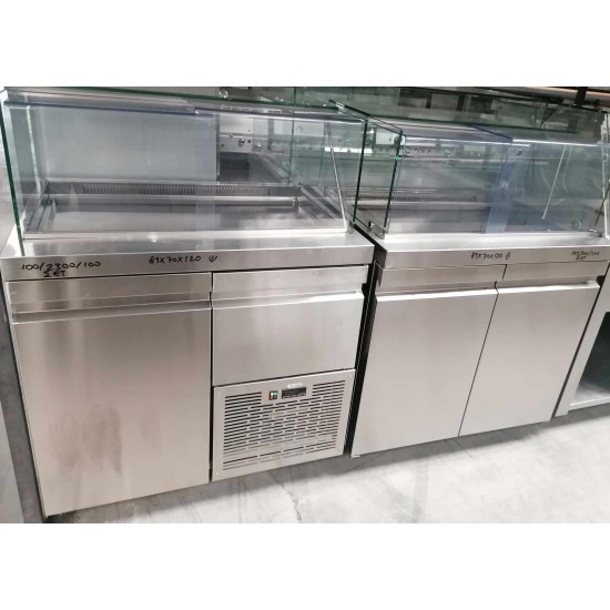 Σετ Θερμαινόμενη και Ψυχο΄μενη Βιτρίνα Μεταχειρισμένες 178Χ70Χ120