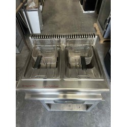 Μεταχειρισμενη Φριτέζα Αερίου Διπλή Visvardis 70X60X35 8+8 λίτρα