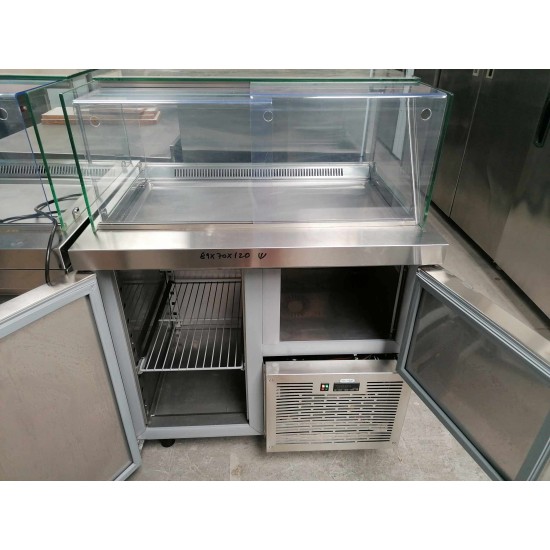 Σετ Θερμαινόμενη και Ψυχο΄μενη Βιτρίνα Μεταχειρισμένες 178Χ70Χ120