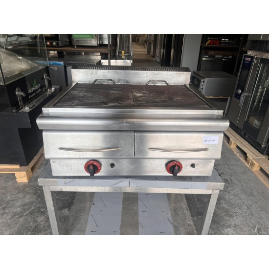 Μεταχειρισμένο Γκριλ  Αερίου διπλό με Συρτάρι Νερού Panaritis 77Χ67Χ45