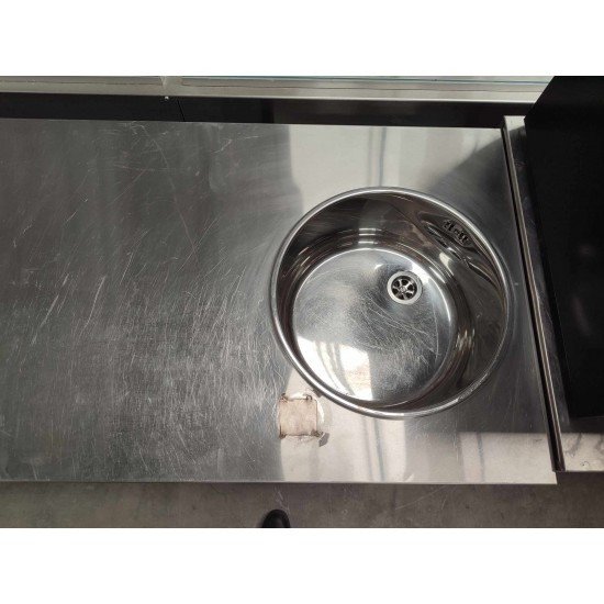 Μεταχειρισμένο ψυγείο πάγκος με γούρνα ΙΝΟΜΑΚ 179Χ60Χ86