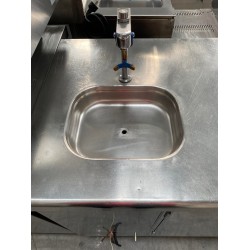 Μεταχειρισμένο ψυγείο πάγκο με λαντζάκι  180X60X86 